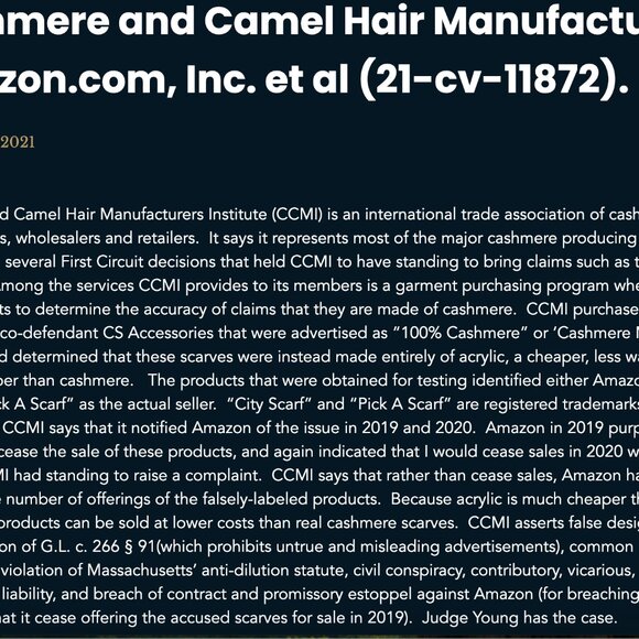 Buyer Beware! "100% Cashmere Made in Scotland" scarves - Picture 12 of 12